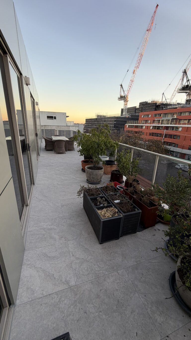 Balcony waterproofing for water inside apartment
